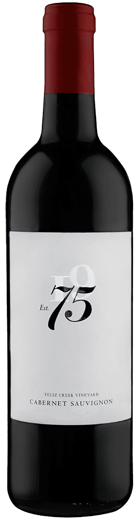 75 Wine Co Feliz Creek Vineyard Cabernet Sauvignon bottle