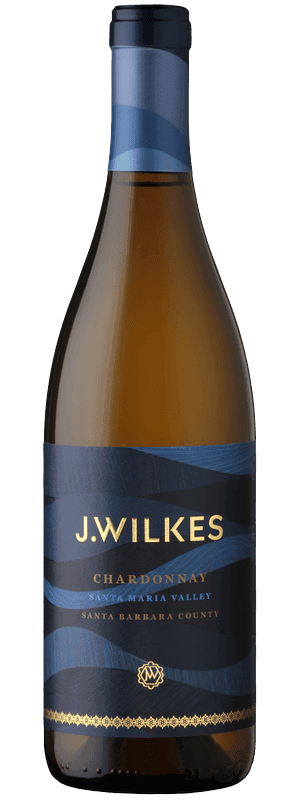 J. Wilkes Chardonnay, Santa Maria Valley bottle