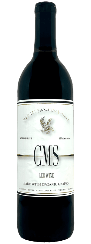 Hedges Family CMS Organic Red, Columbia Valley bottle