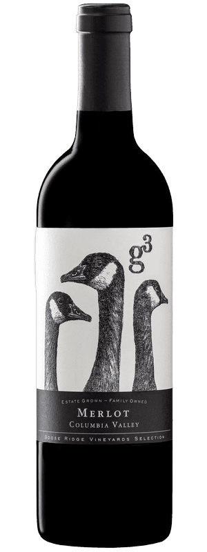 Goose Ridge g3 Merlot bottle