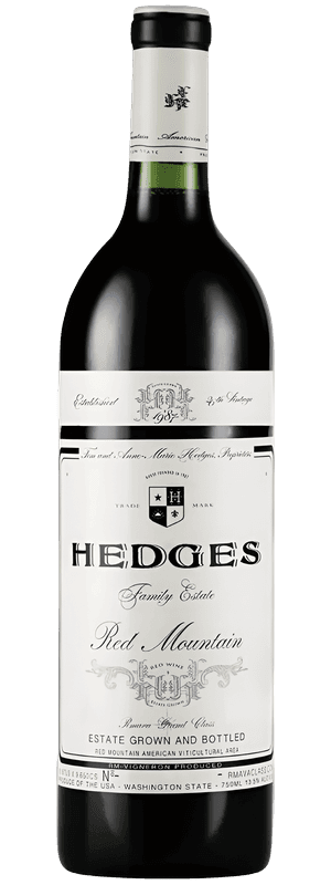 Hedges Estate Red Blend, Red Mountain bottle