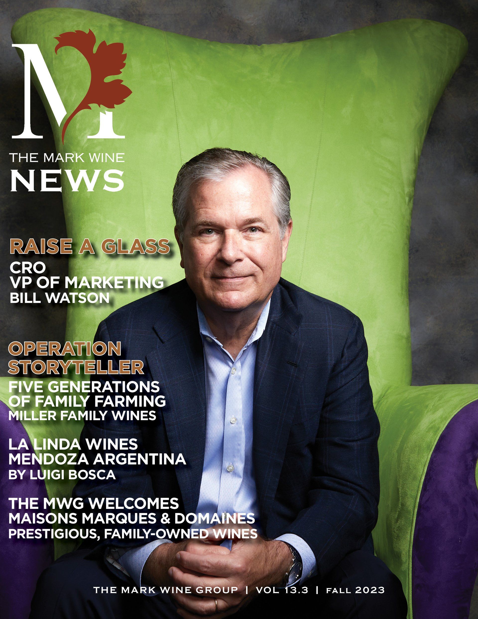 Raise a Glass to Consolidated Restaurant Operation's, Bill Watson, VP of Marketing