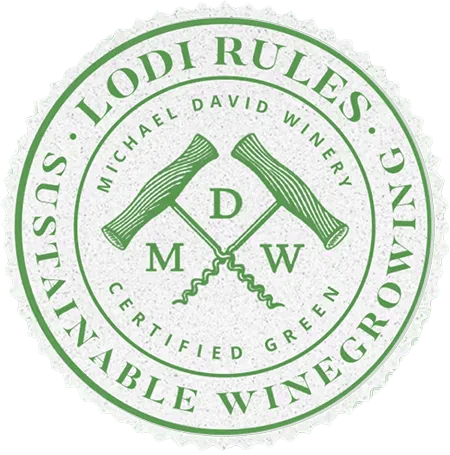 Lodi Rules Sustainable Winegrowing certified badge