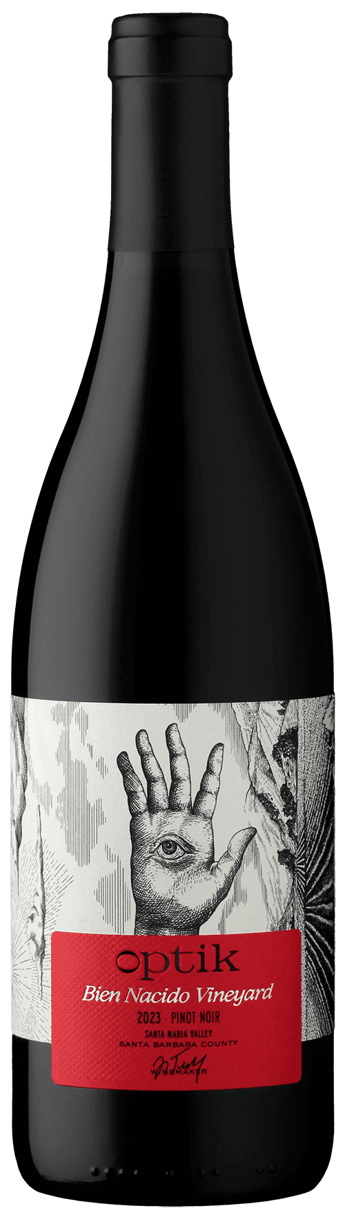 Optik Bien Nacido Pinot Noir bottle